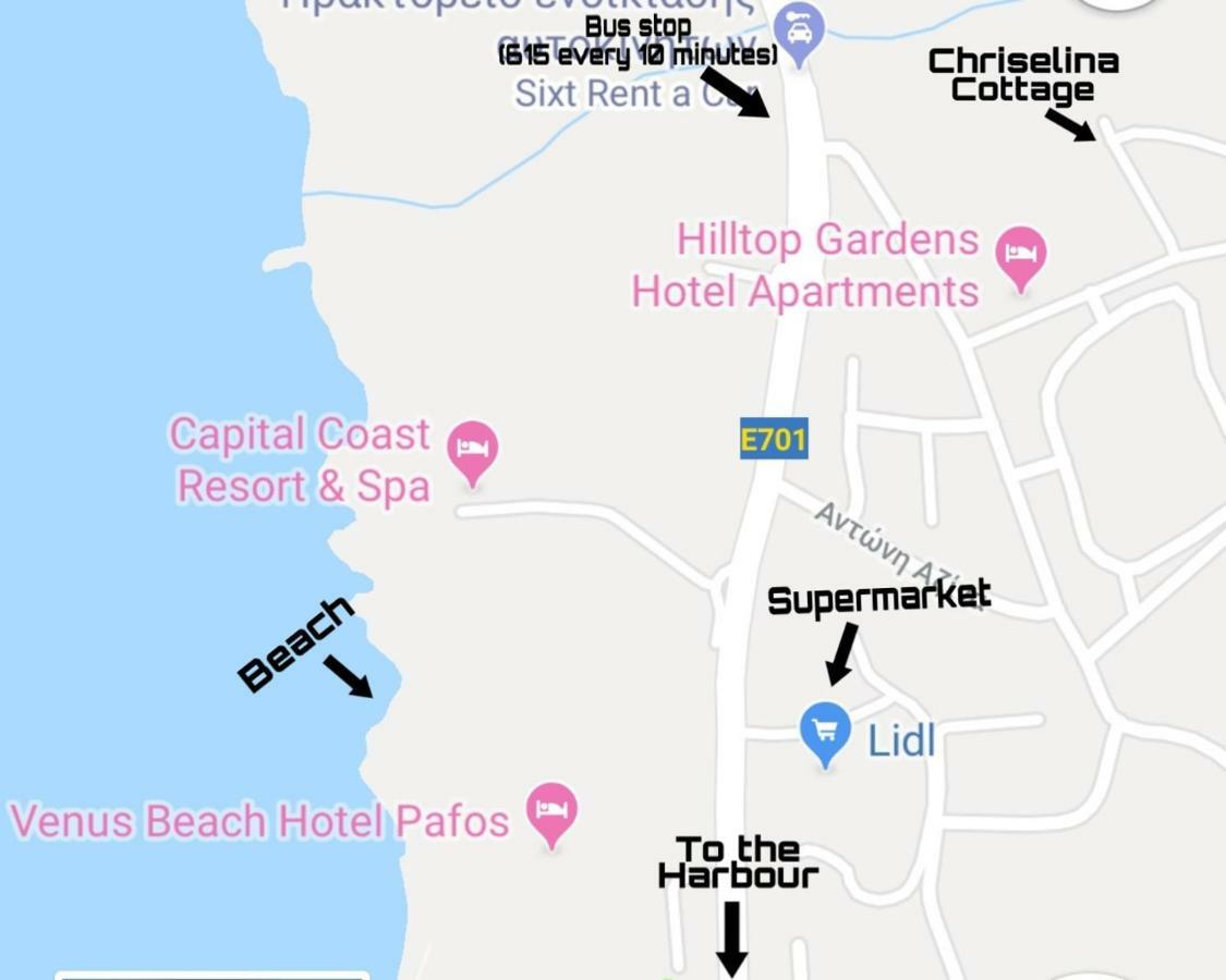 Chriselina Gottage Apartment Paphos Exterior photo